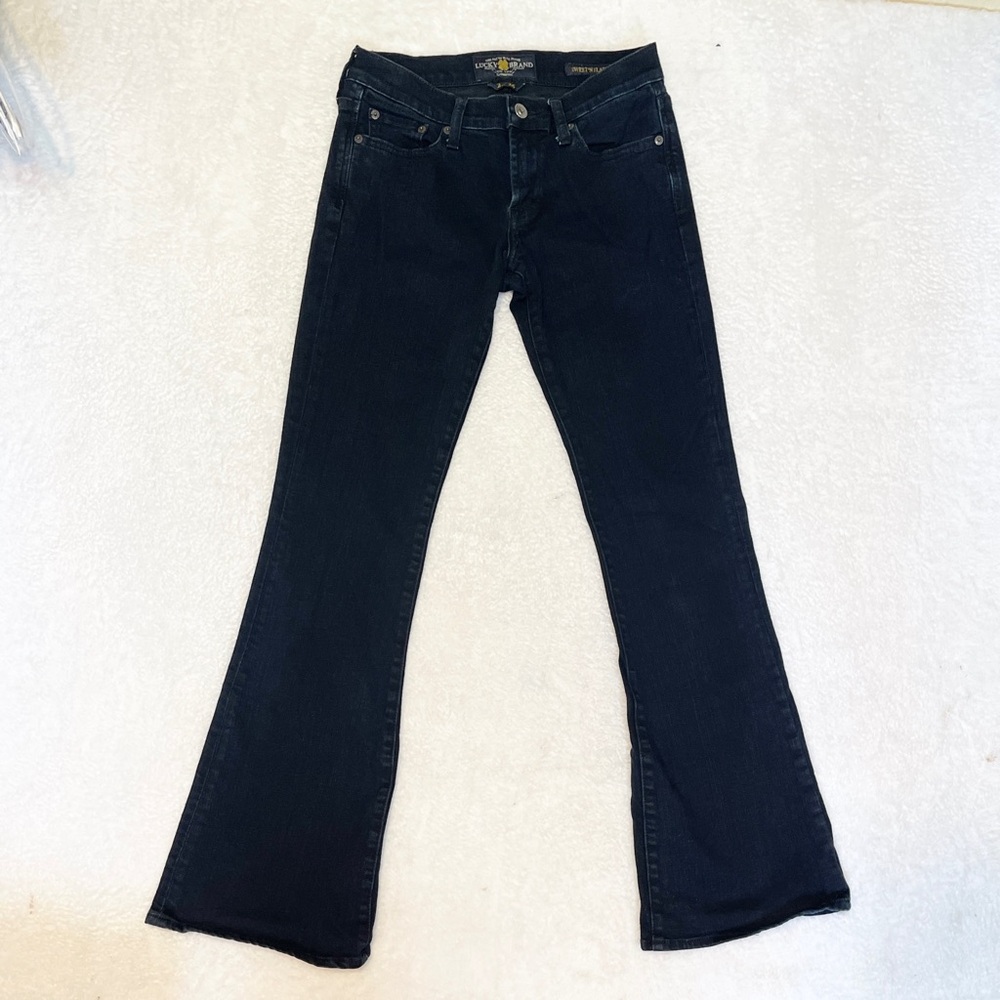 Lucky Brand Black Flare Jeans - Retro Wide Leg